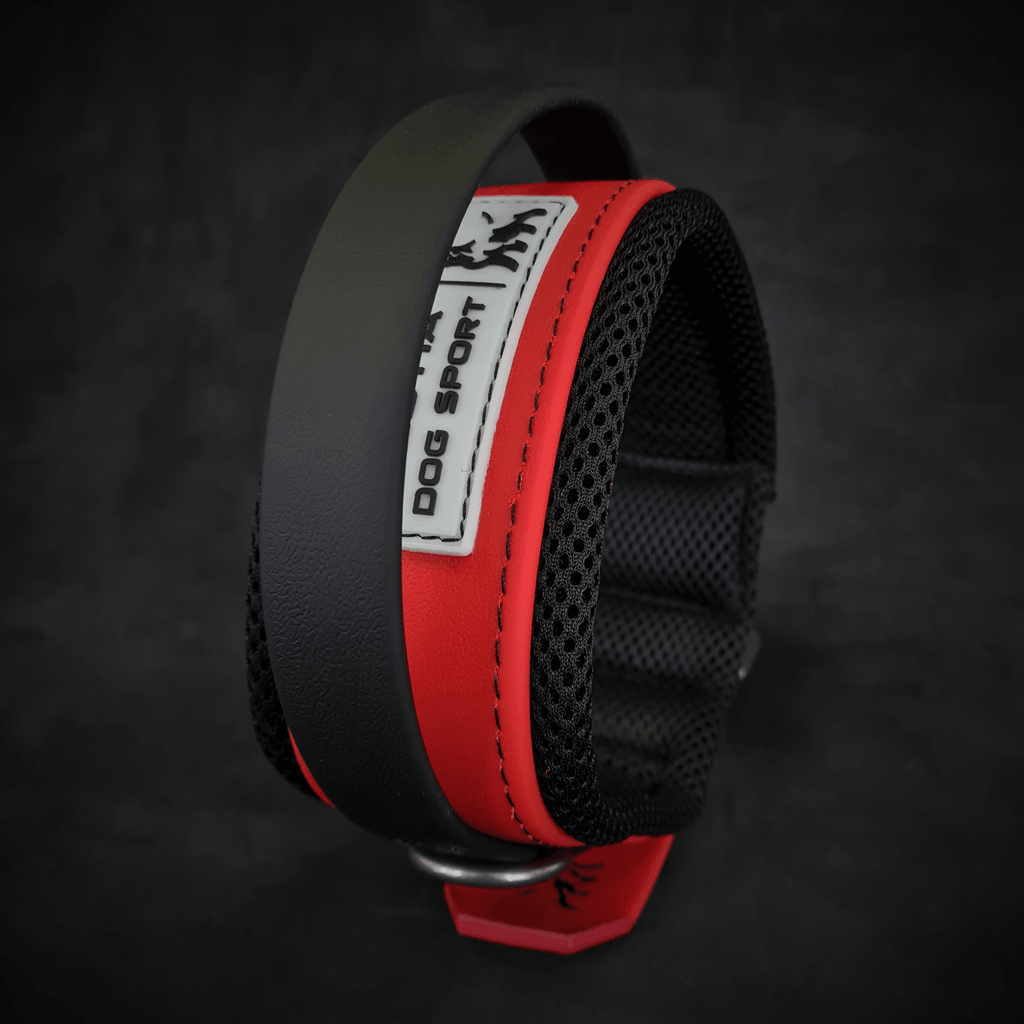 BESTIA Handle Collar — Red with Black Handle