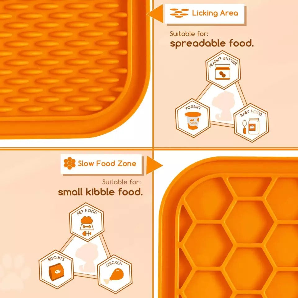 Silicone Lick Mat for Dogs & Cats
