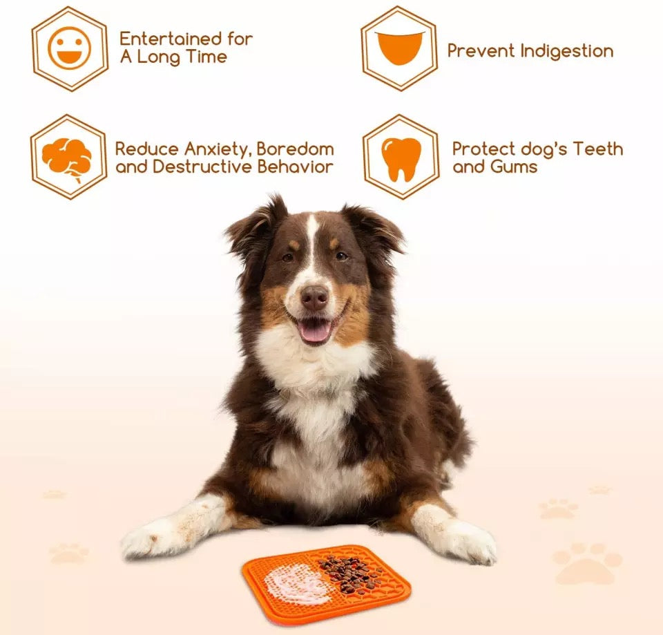Silicone Lick Mat for Dogs & Cats