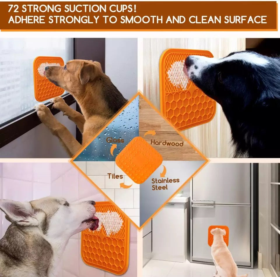Silicone Lick Mat for Dogs & Cats