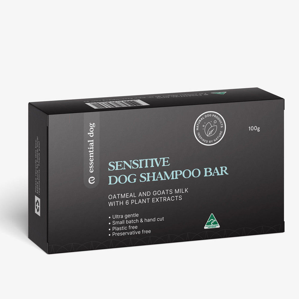 Solid Dog Shampoo Bar (Sensitive): Oatmeal, Lavender & Geranium
